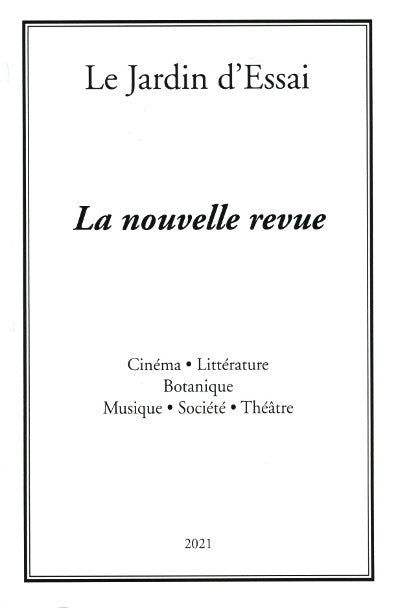 La nouvelle revue 2021